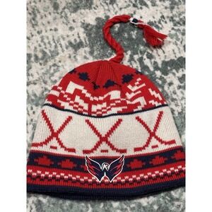 Washington Capitals Beanie Youth Tassel